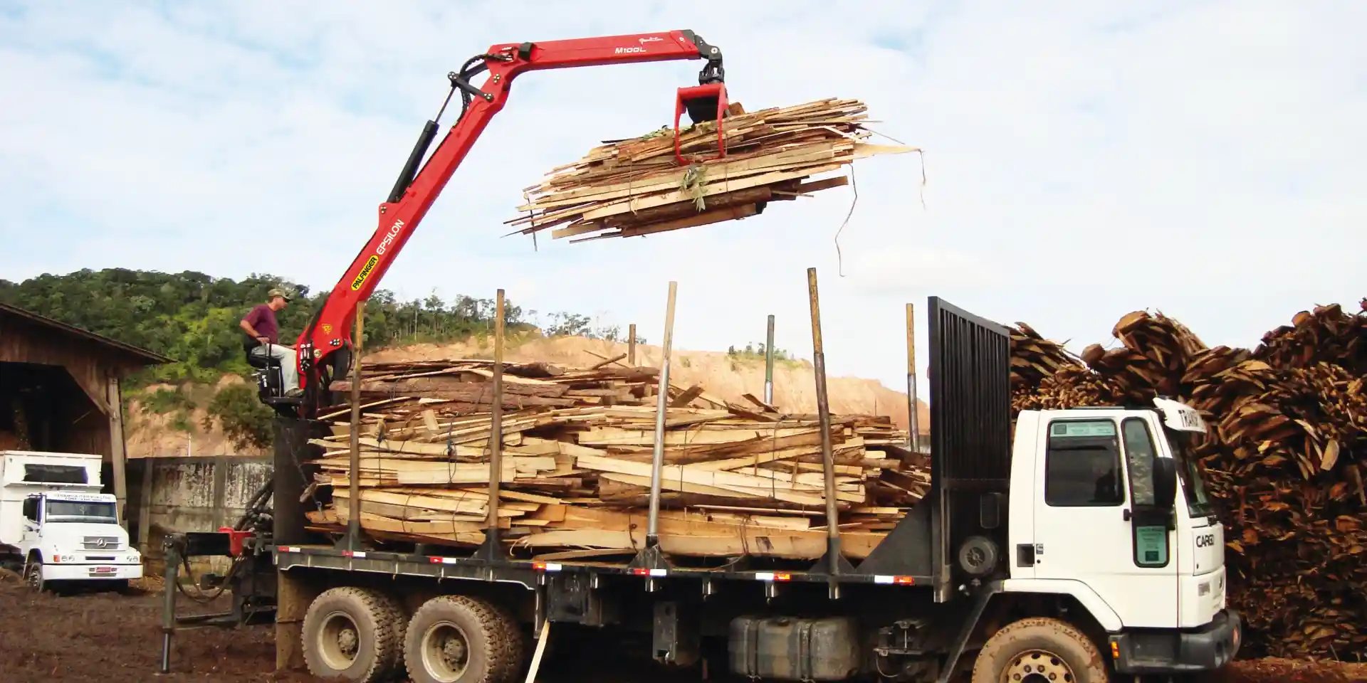 Guindaste florestal e de reciclagem: soluções PALFINGER